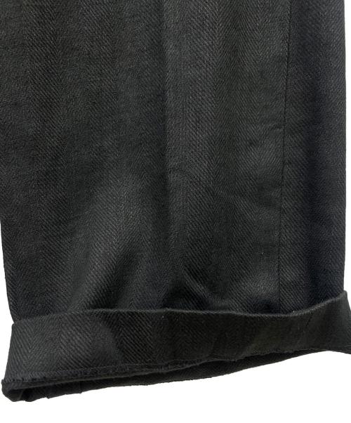 UNITED ARROWS（ユナイテッドアローズ）UNITED ARROWS (ユナイテッドアローズ) UWSC L ストレート ワイドパンツ ブラック サイズ:38 未使用品の古着・服飾アイテム