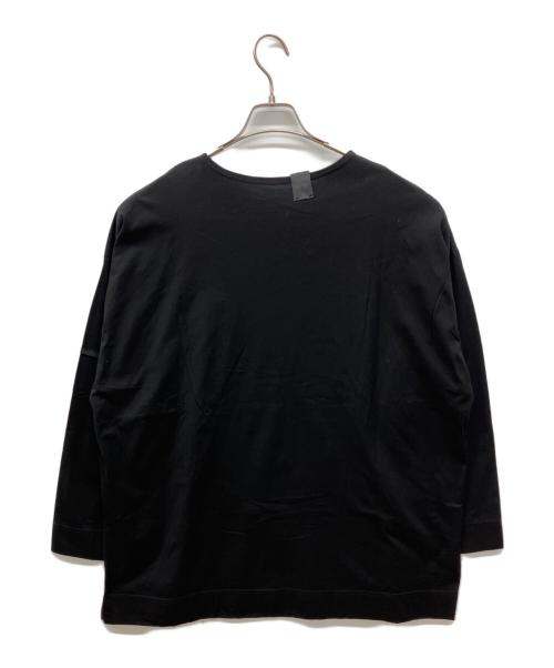 N.HOOLYWOOD（エヌ ハリウッド）N.HOOLYWOOD (エヌ ハリウッド) LONG SLEEVE T-SHIRT　ロングスリーブTシャツ ブラック サイズ:38の古着・服飾アイテム