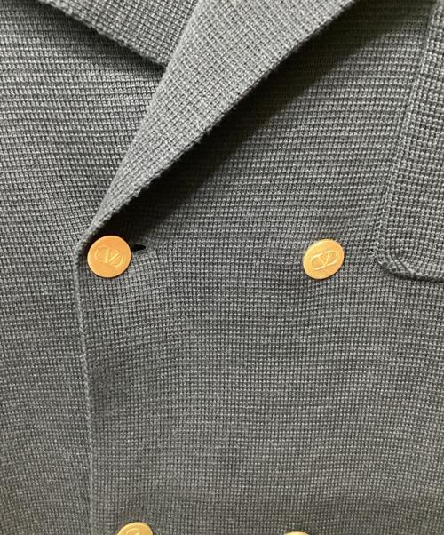 VALENTINO（ヴァレンティノ）VALENTINO (ヴァレンティノ) ダブルジャケット ブラック サイズ:XLの古着・服飾アイテム