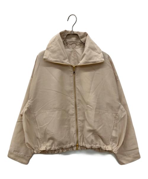 Noble（ノーブル）Noble (ノーブル) ミルキーシアースタンドカラーパーカーブルゾン ベージュ サイズ:38の古着・服飾アイテム