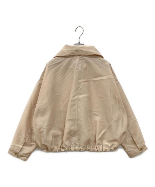 Noble（ノーブル）Noble (ノーブル) ミルキーシアースタンドカラーパーカーブルゾン ベージュ サイズ:38の古着・服飾アイテム