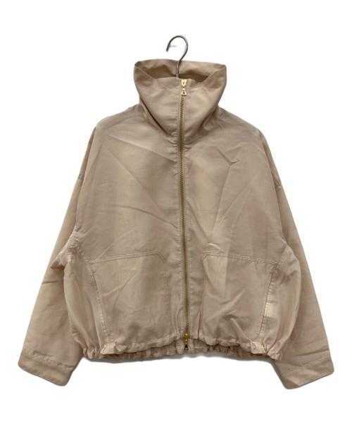 Noble（ノーブル）Noble (ノーブル) ミルキーシアースタンドカラーパーカーブルゾン ベージュ サイズ:38の古着・服飾アイテム