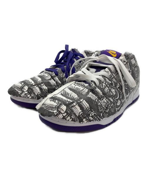 NIKE（ナイキ）NIKE (ナイキ) ローカットスニーカー WHITE/VARSITY PURPLE サイズ:28の古着・服飾アイテム