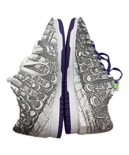 NIKE（ナイキ）NIKE (ナイキ) ローカットスニーカー WHITE/VARSITY PURPLE サイズ:28の古着・服飾アイテム