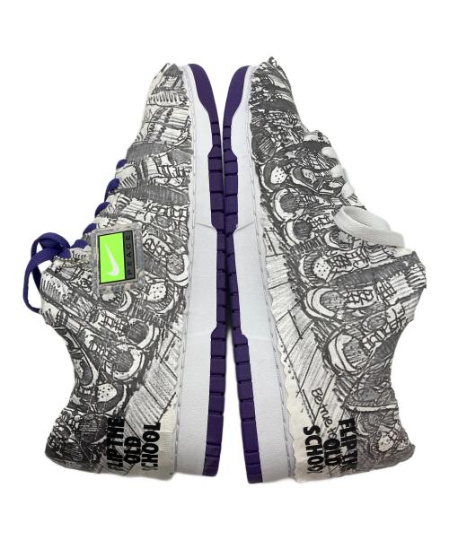 NIKE（ナイキ）NIKE (ナイキ) ローカットスニーカー WHITE/VARSITY PURPLE サイズ:28の古着・服飾アイテム