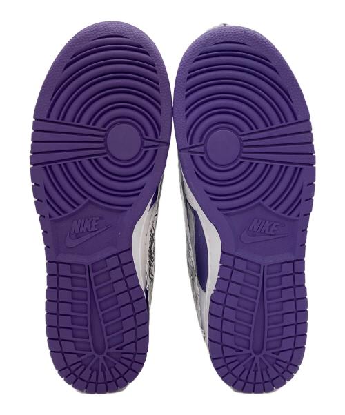 NIKE（ナイキ）NIKE (ナイキ) ローカットスニーカー WHITE/VARSITY PURPLE サイズ:28の古着・服飾アイテム