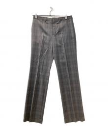 AP STUDIO（エーピーストゥディオ）の古着「Tollegnoチェックパンツ」｜グレー