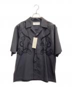 MURRALミューラル）の古着「Cucurbita embroidered shirt」｜ブラック