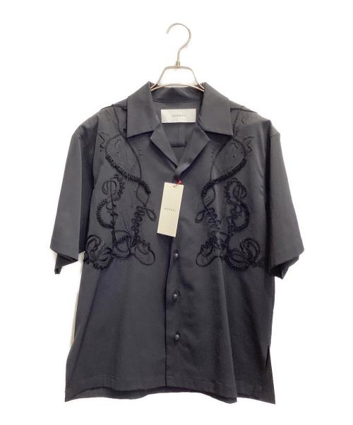 MURRAL（ミューラル）MURRAL (ミューラル) Cucurbita embroidered shirt ブラック サイズ:FREEの古着・服飾アイテム