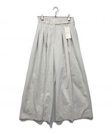 MURRAL（ミューラル）の古着「Cucurbita embroidered wide slacks」｜アイボリー