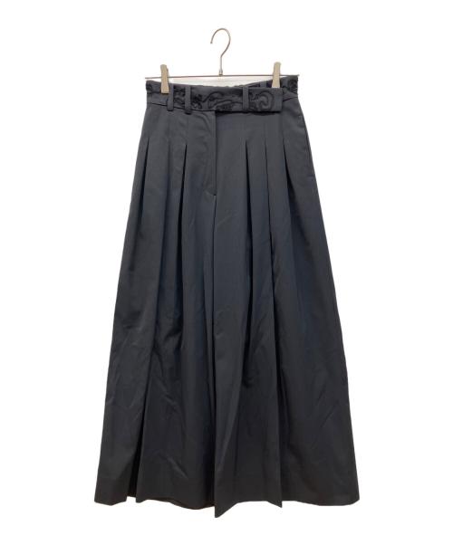 MURRAL（ミューラル）MURRAL (ミューラル) Cucurbita embroidered wide slacks ブラック サイズ:2の古着・服飾アイテム