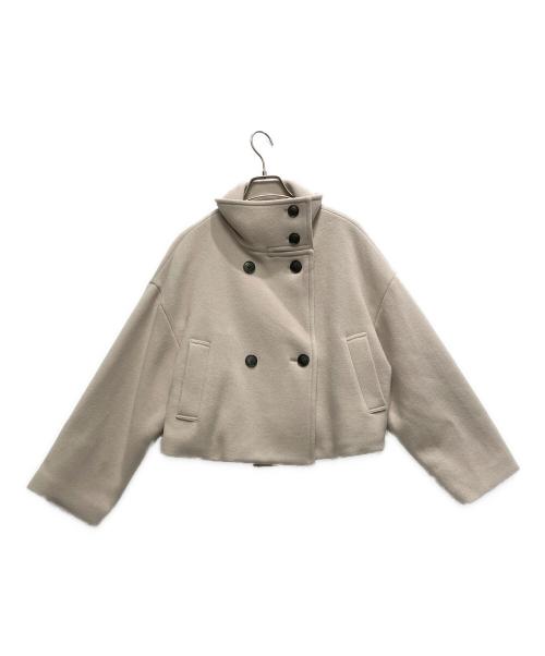 uncrave（アンクレイヴ）uncrave (アンクレイヴ) プルーフ メルトン スタンドネック コート ベージュ サイズ:1の古着・服飾アイテム