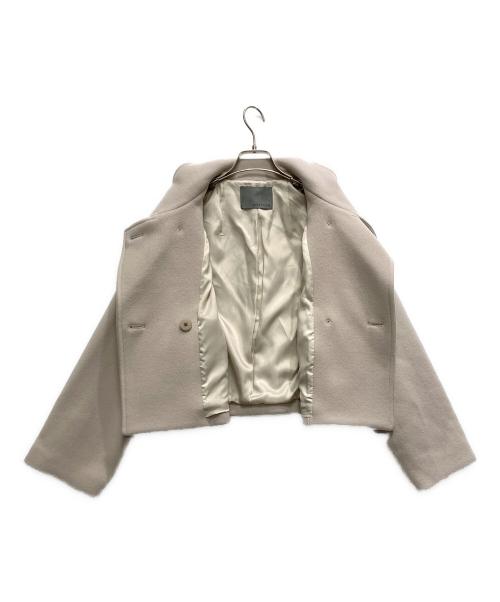 uncrave（アンクレイヴ）uncrave (アンクレイヴ) プルーフ メルトン スタンドネック コート ベージュ サイズ:1の古着・服飾アイテム