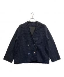 ROPE×outersunset（ロペ×アウターサンセット）の古着「ROPE OUTERSUNSET ツイードジャケット　」｜ネイビー