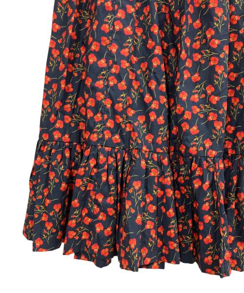 IVY&OAK（・）IVY&OAK (・) フラワーマキシスカート ネイビー サイズ:36の古着・服飾アイテム
