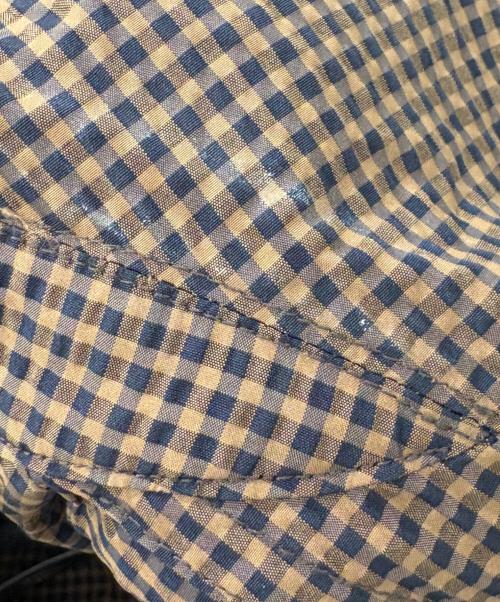 LUDLOW（ラドロー）LUDLOW (ラドロー) サッカーチェックトレンチコート ブラウン サイズ:1の古着・服飾アイテム