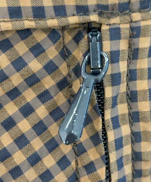 LUDLOW（ラドロー）LUDLOW (ラドロー) サッカーチェックトレンチコート ブラウン サイズ:1の古着・服飾アイテム