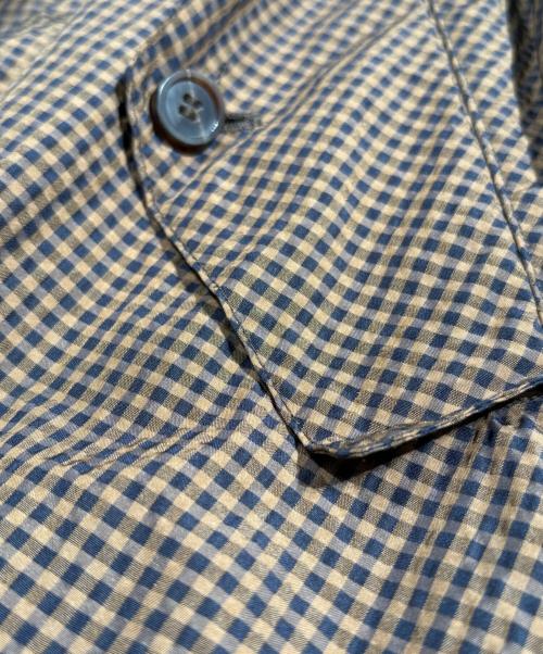 LUDLOW（ラドロー）LUDLOW (ラドロー) サッカーチェックトレンチコート ブラウン サイズ:1の古着・服飾アイテム