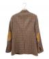 CELINE (セリーヌ) チェック2Bジャケット ブラウン サイズ:38：140000円