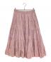ne quittez pas (ヌキテパ) GOLD FLOWER PRINT SKIRT パープル サイズ:FREE：6000円