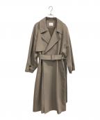 MIESROHEミースロエ）の古着「ドルマンスリーブトレンチコート」｜モカ
