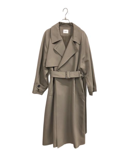 MIESROHE（ミースロエ）MIESROHE (ミースロエ) ドルマンスリーブトレンチコート モカ サイズ:1の古着・服飾アイテム