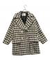 GRACE CLASS（グレースクラス）の古着「ツイードPコート」｜ブラック×ホワイト