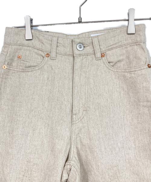 OUR LEGACY（アワーレガシー）OUR LEGACY (アワーレガシー) スラッシュフロントフレアデニムパンツ エクリュ サイズ:32の古着・服飾アイテム