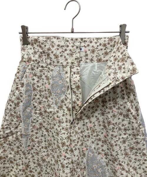 Mikio Sakabe（ミキオサカベ）MIKIO SAKABE (ミキオサカベ) ワイドパンツ アイボリー サイズ:Freeの古着・服飾アイテム