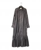 TODAYFULトゥデイフル）の古着「Chambray Shirts Dress」｜グレー