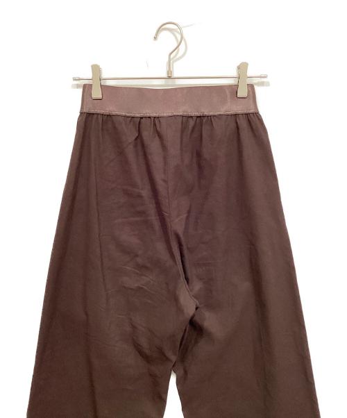 MUSE de Deuxieme Classe（ミューズ ドゥーズィエム クラス）MUSE de Deuxieme Classe (ミューズ ドゥーズィエム クラス) Stretch twill タックパンツ ブラウン サイズ:34の古着・服飾アイテム
