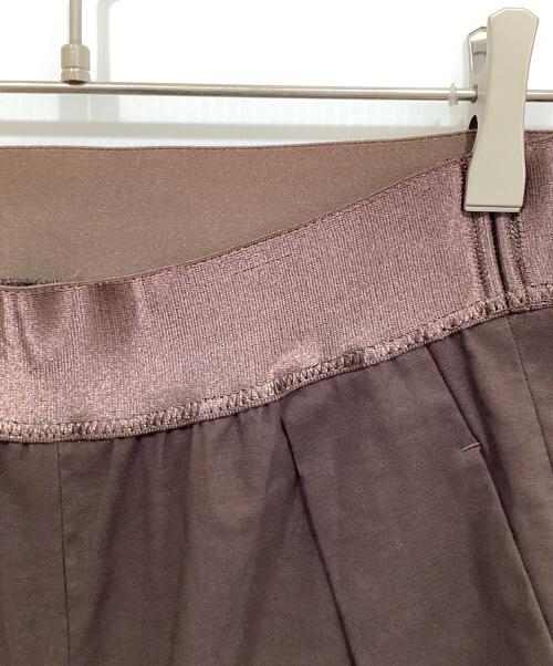 MUSE de Deuxieme Classe（ミューズ ドゥーズィエム クラス）MUSE de Deuxieme Classe (ミューズ ドゥーズィエム クラス) Stretch twill タックパンツ ブラウン サイズ:34の古着・服飾アイテム
