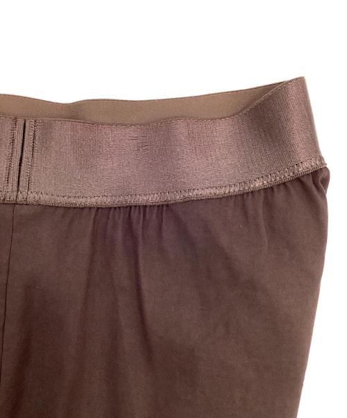 MUSE de Deuxieme Classe（ミューズ ドゥーズィエム クラス）MUSE de Deuxieme Classe (ミューズ ドゥーズィエム クラス) Stretch twill タックパンツ ブラウン サイズ:34の古着・服飾アイテム