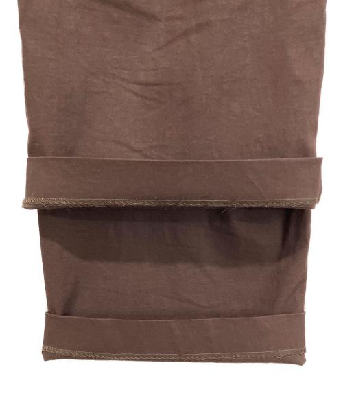 MUSE de Deuxieme Classe（ミューズ ドゥーズィエム クラス）MUSE de Deuxieme Classe (ミューズ ドゥーズィエム クラス) Stretch twill タックパンツ ブラウン サイズ:34の古着・服飾アイテム