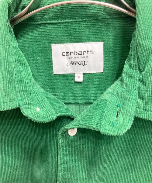 CarHartt（カーハート）CarHartt (カーハート) AWAKE NY SHIRT グリーン サイズ:Sの古着・服飾アイテム