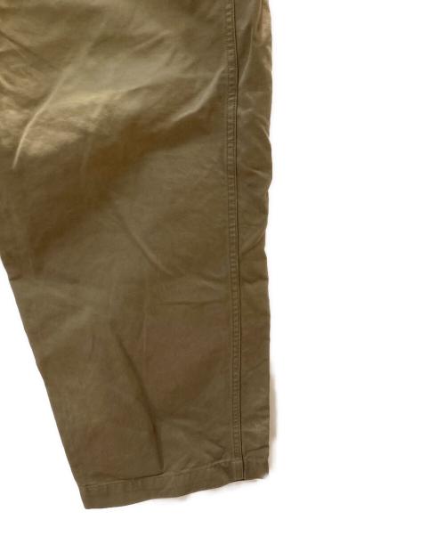 COMOLI（コモリ）COMOLI (コモリ) コットンリネンベルテッドパンツ ブラウン サイズ:3の古着・服飾アイテム