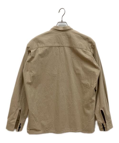 man-tle（マントル）MAN-TLE (マントル) レギュラーシャツ ベージュ サイズ:Ｓの古着・服飾アイテム