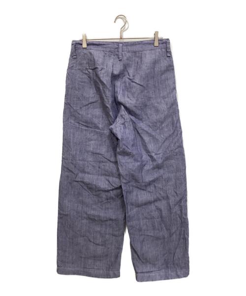 フランス海軍（フランスグン）フランス海軍 (フランスグン) 50S FRENCH NAVY LINEN SAILOR PANTS ブルー サイズ:Ｂ-2の古着・服飾アイテム