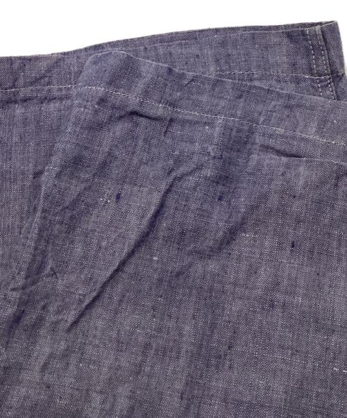 フランス海軍（フランスグン）フランス海軍 (フランスグン) 50S FRENCH NAVY LINEN SAILOR PANTS ブルー サイズ:Ｂ-2の古着・服飾アイテム