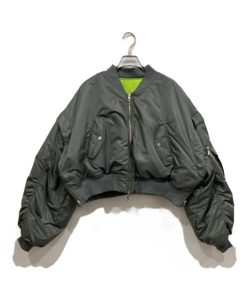 MAISON SPECIAL（メゾンスペシャル）MAISON SPECIAL (メゾンスペシャル) Reversible Nylon Over MA-1 グレー サイズ:Freeの古着・服飾アイテム