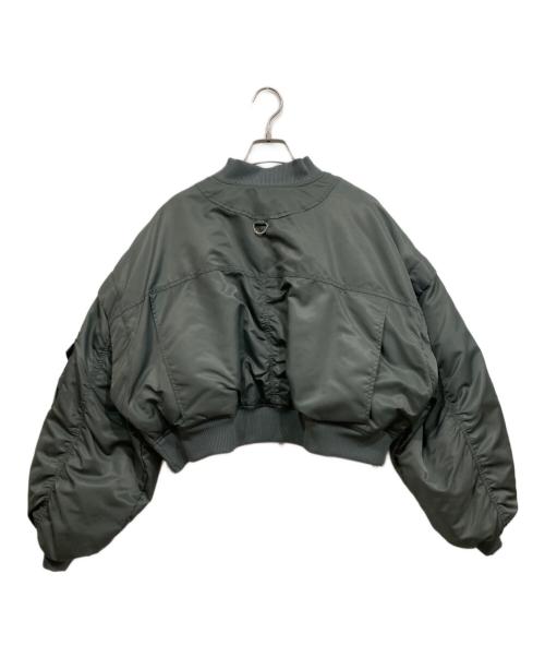 MAISON SPECIAL（メゾンスペシャル）MAISON SPECIAL (メゾンスペシャル) Reversible Nylon Over MA-1 グレー サイズ:Freeの古着・服飾アイテム