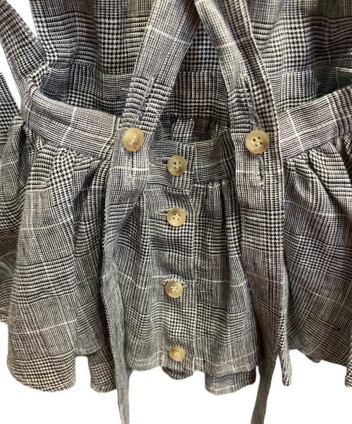 AKIKO AOKI（アキコ アオキ）AKIKO AOKI (アキコ アオキ) エプロントップス グレー サイズ:FREEの古着・服飾アイテム