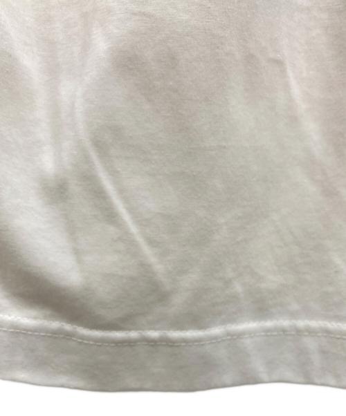 CAPITAL（カピタル）CAPITAL (カピタル) Opal Jersey Sheer Flag Zip Polo / オパールジャージ シアーフラグジップポロシャツ ホワイト サイズ:2の古着・服飾アイテム