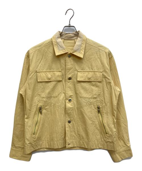 PHINGERIN（フィンガリン）PHINGERIN (フィンガリン) p-zip drizzler　ピー・ジップ・ドリズラー イエロー サイズ:Lの古着・服飾アイテム