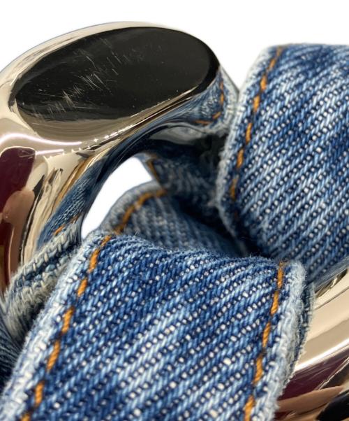 J.W.ANDERSON（ジェイダブリューアンダーソン）J.W.ANDERSON (ジェイダブリューアンダーソン) チェーンリンク デニム トラッカージャケット ブルー サイズ:34の古着・服飾アイテム