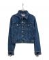 J.W.ANDERSON（ジェイダブリューアンダーソン）の古着「チェーンリンク デニム トラッカージャケット」｜ブルー