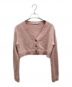 DAISY LINデイジーリン）の古着「デイジーミニーカーディガン」｜ピンク