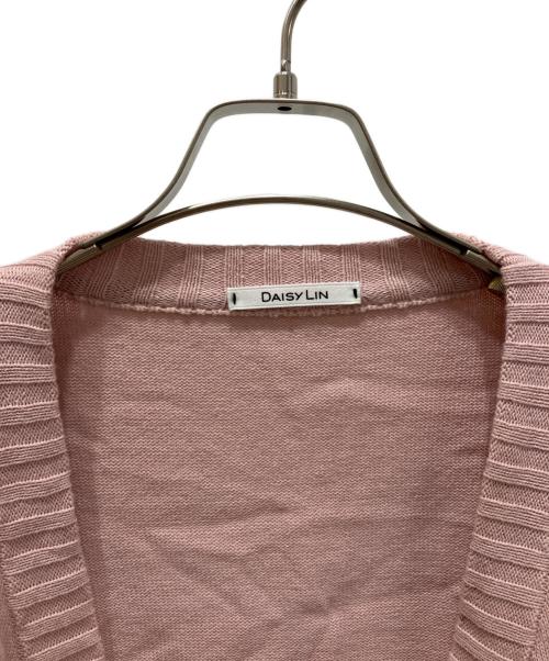 DAISY LIN（デイジーリン）DAISY LIN (デイジーリン) デイジーミニーカーディガン ピンク サイズ:42の古着・服飾アイテム