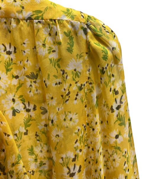 Max Mara Studio（マックスマーラ ストゥディオ）Max Mara Studio (マックスマーラ ストゥディオ) シルクボウタイブラウス イエロー サイズ:38の古着・服飾アイテム