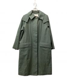MACKINTOSH（マッキントッシュ）の古着「フード付リネンコート」｜グリーン